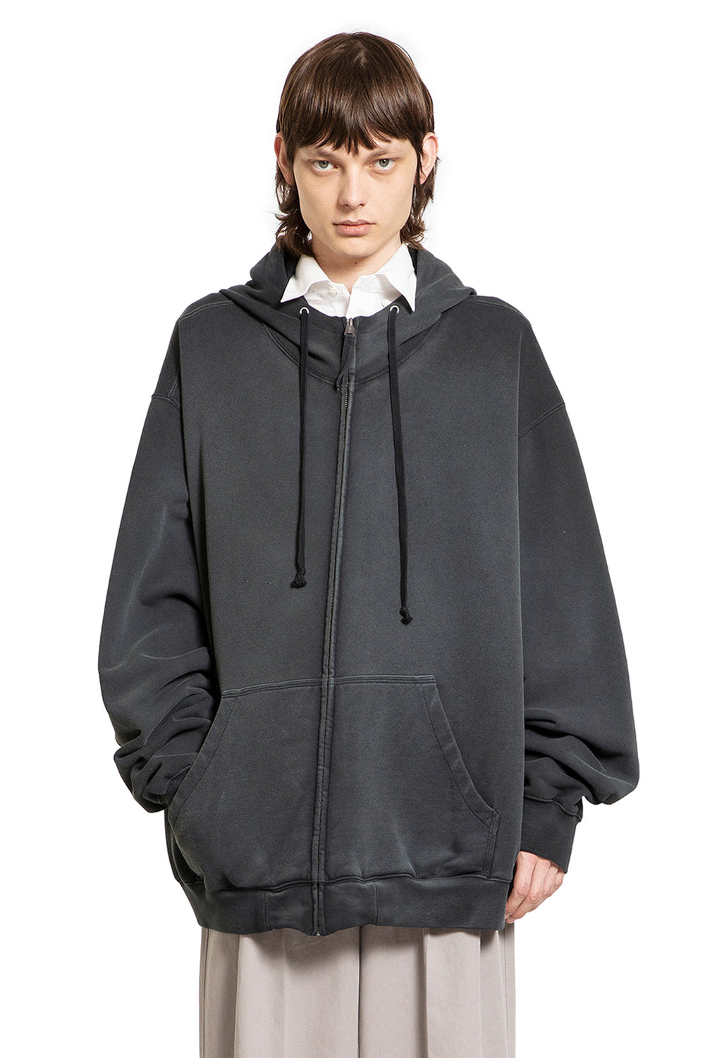 MAISON MARGIELA MAN BLACK SWEATSHIRTS