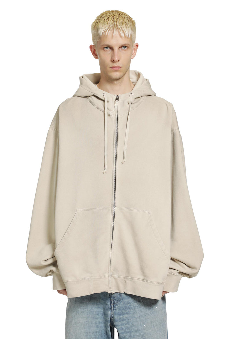 
              MAISON MARGIELA Numeric Logo Zip-Up Hoodie man
            