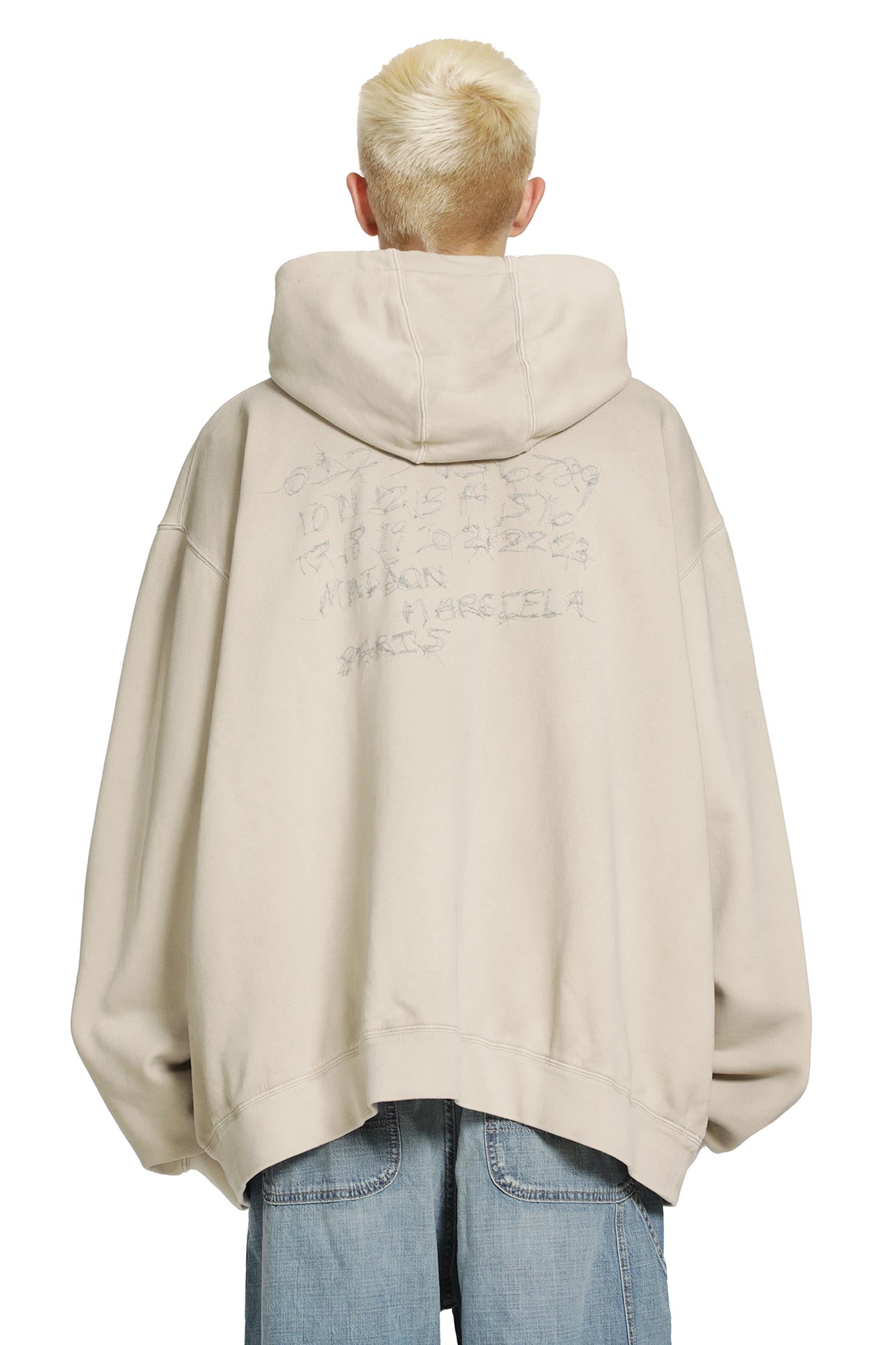 Numeric Logo Zip-Up Hoodie
