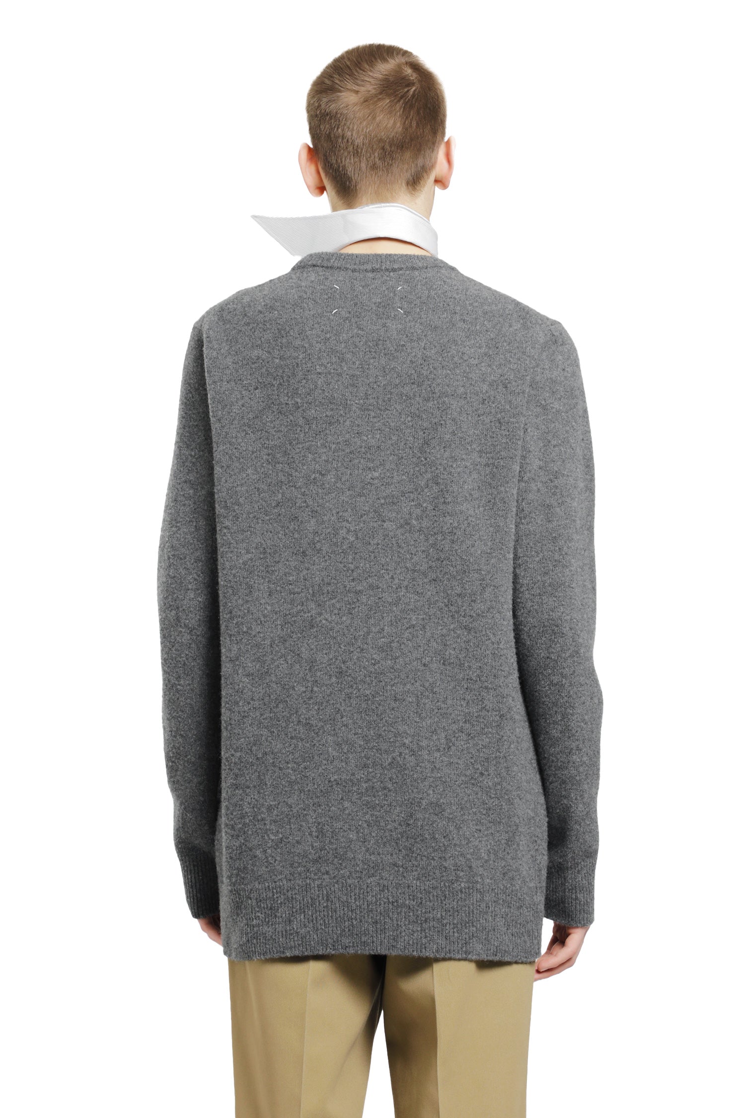 MAISON MARGIELA MAN GREY KNITWEAR