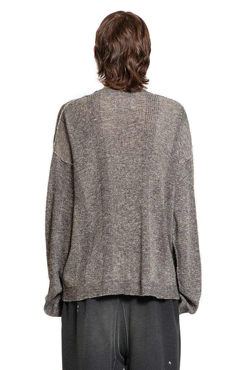 Cotton Linen V-Neck Sweater - Antonioli.eu