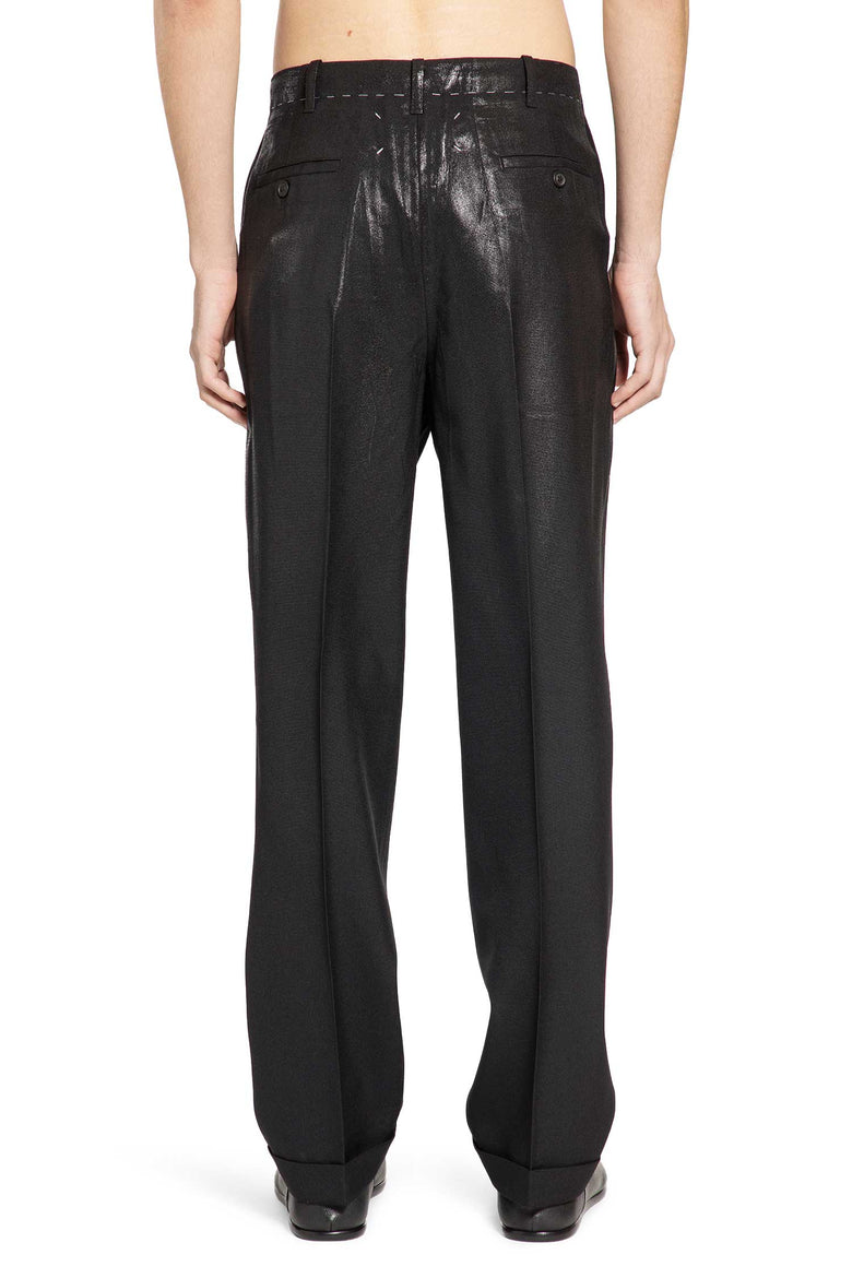MAISON MARGIELA Foiled Wool Trousers man