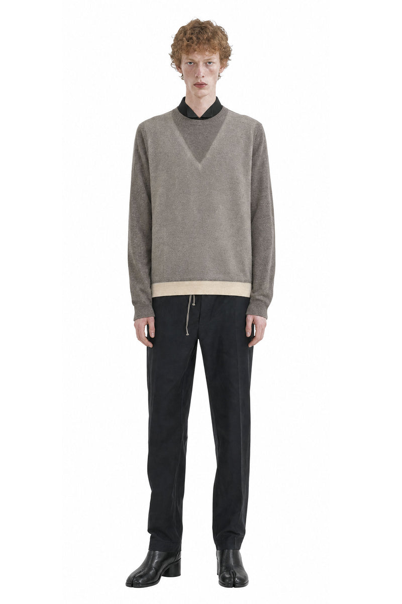 MAISON MARGIELA Cotton Nylon Silk Drawstring Trousers man