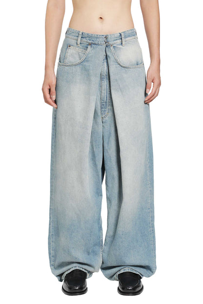 Wrap Denim Trousers
