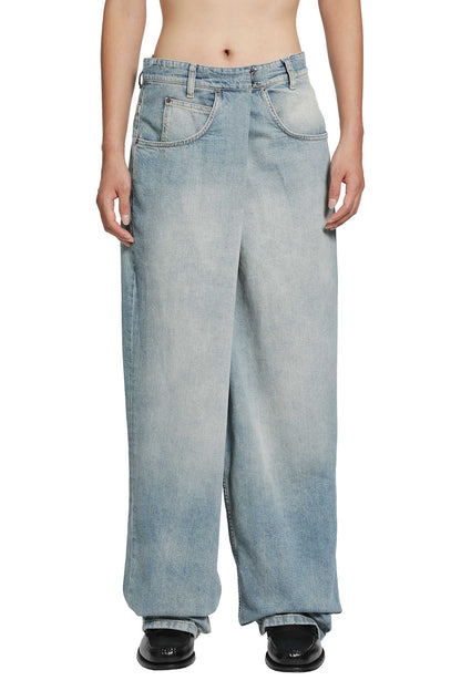 Wrap Denim Trousers