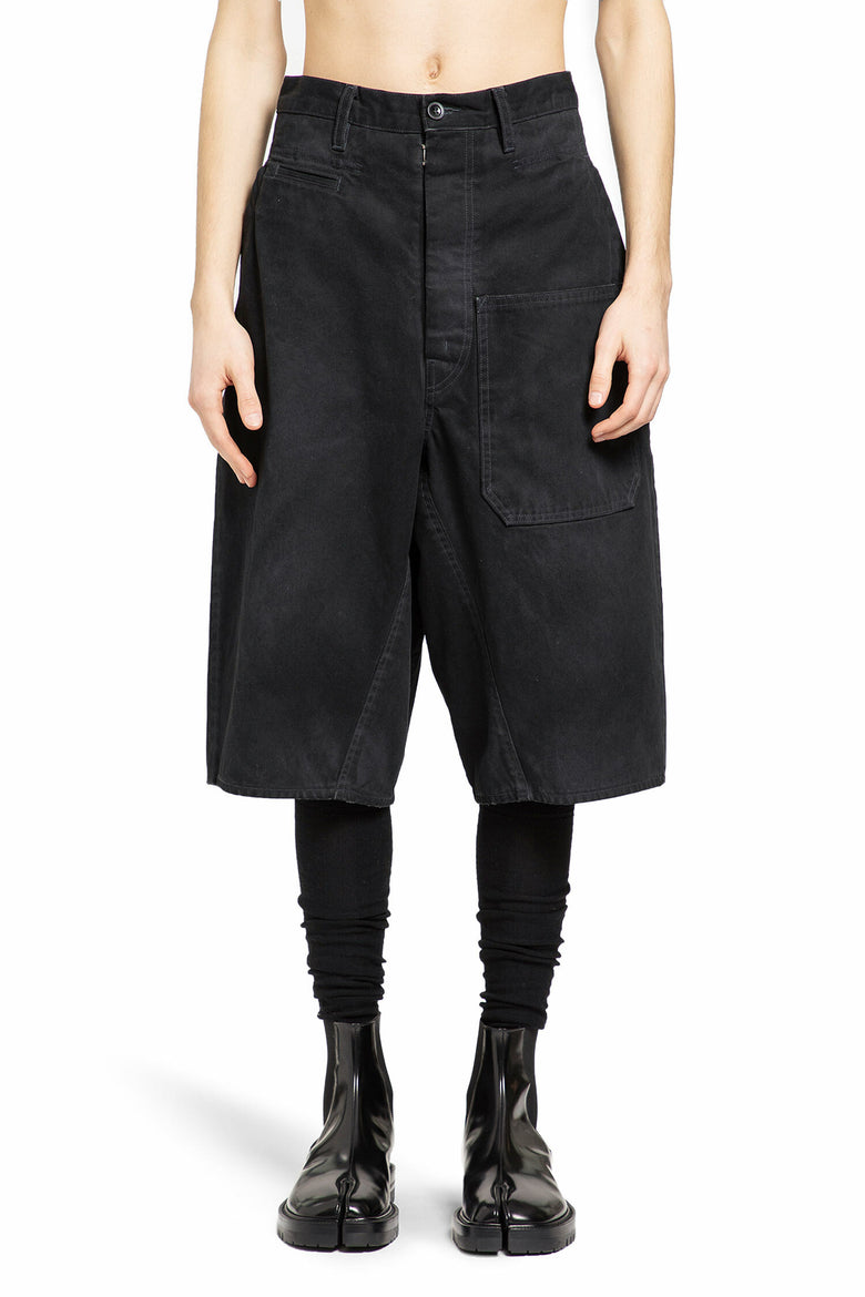 MAISON MARGIELA MAN BLACK SHORTS & SKIRTS