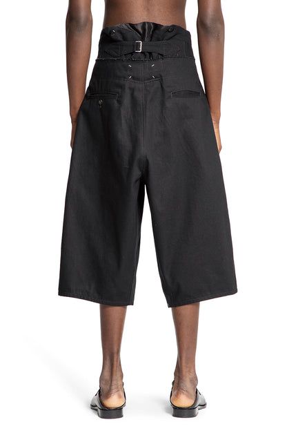 MAISON MARGIELA MAN BLACK SHORTS & SKIRTS