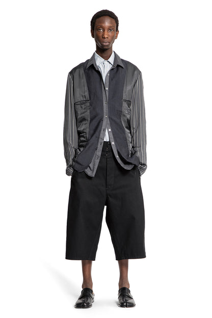 MAISON MARGIELA MAN BLACK SHORTS & SKIRTS