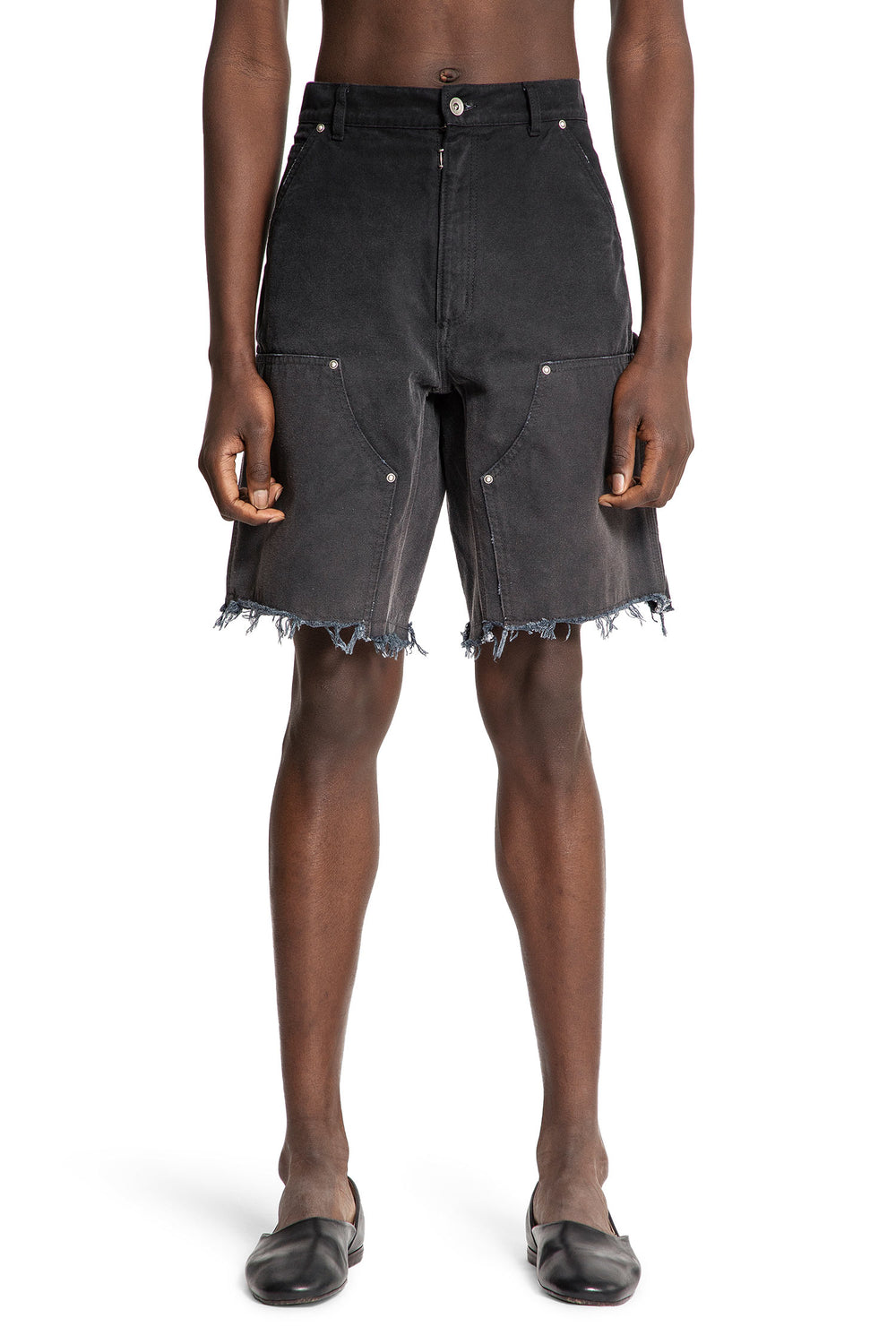 MAISON MARGIELA MAN BLACK SHORTS & SKIRTS