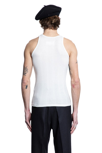 MAISON MARGIELA MAN WHITE T-SHIRTS & TANK TOPS