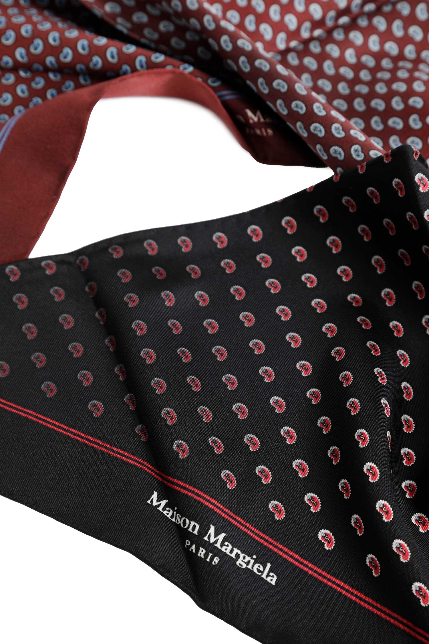 Reversible Paisley Silk Scarf