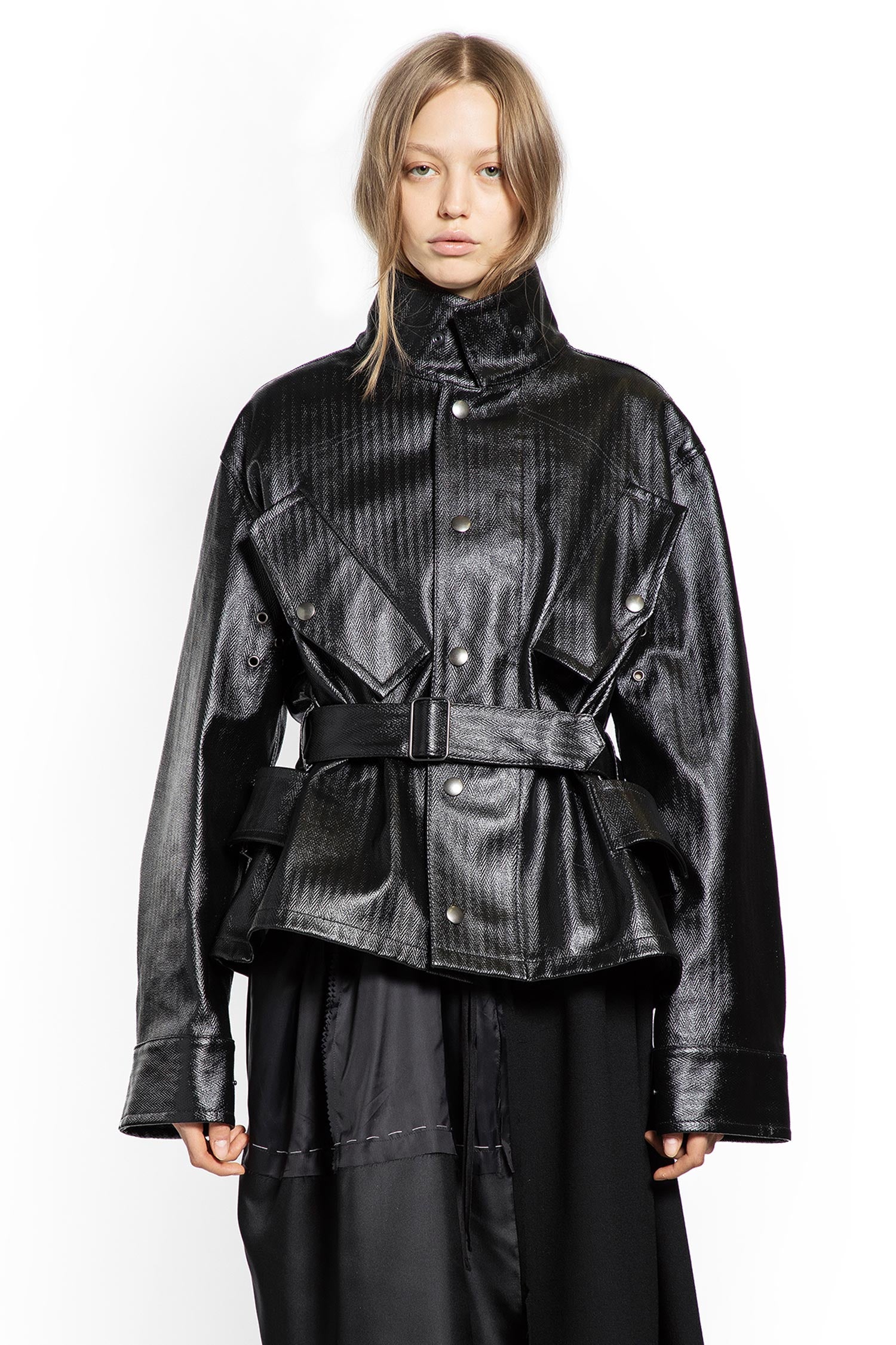 MAISON MARGIELA WOMAN BLACK JACKETS