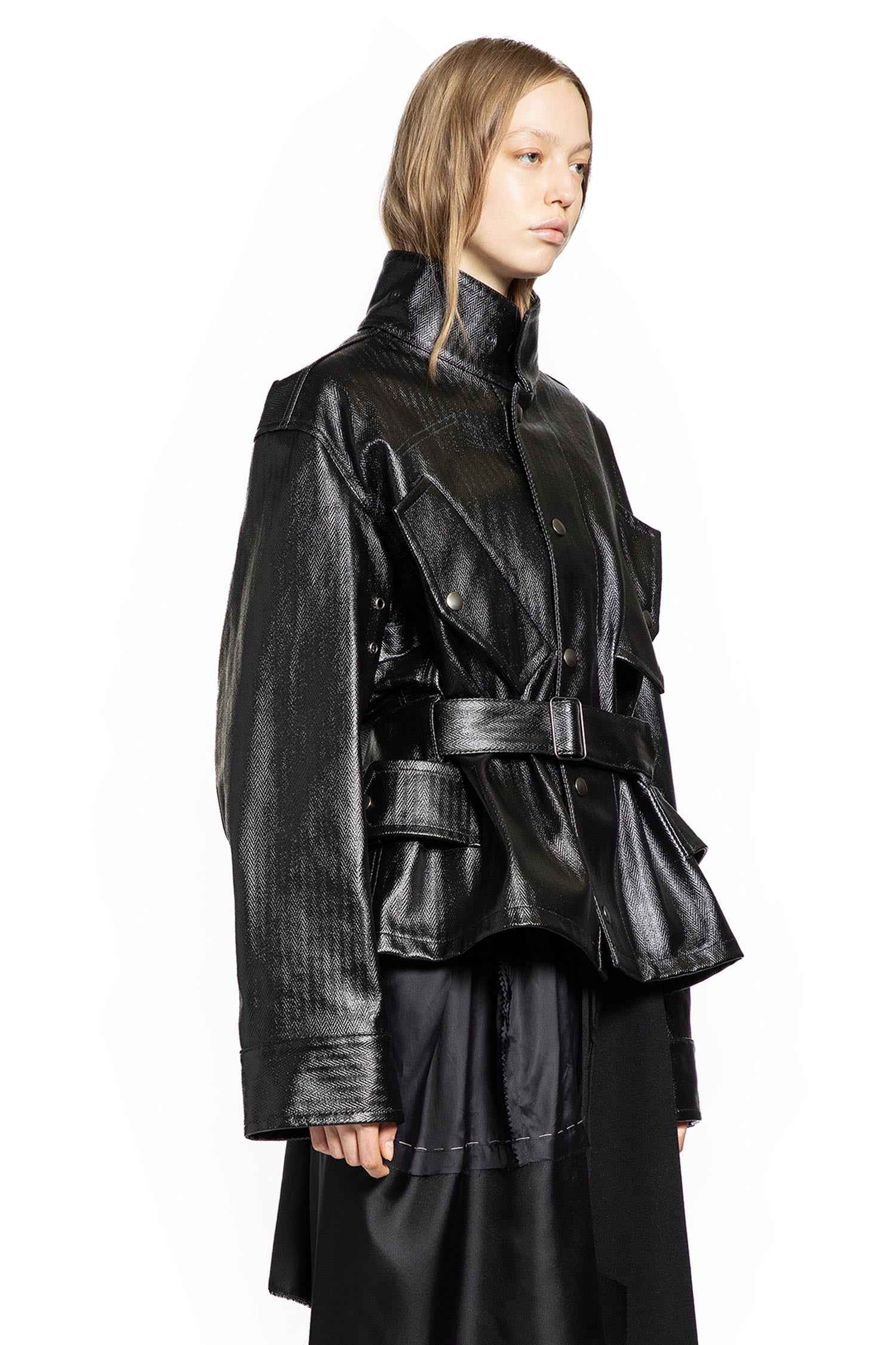 MAISON MARGIELA WOMAN BLACK JACKETS