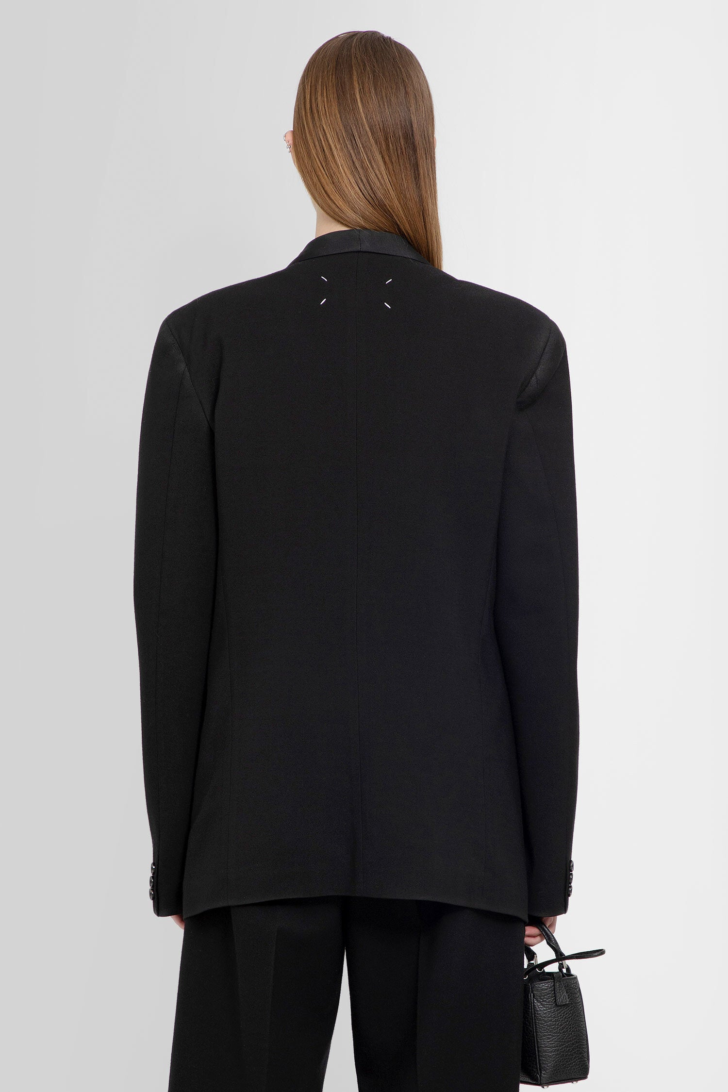 MAISON MARGIELA WOMAN BLACK BLAZERS