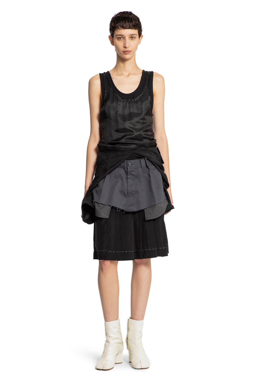 MAISON MARGIELA WOMAN BLACK DRESSES