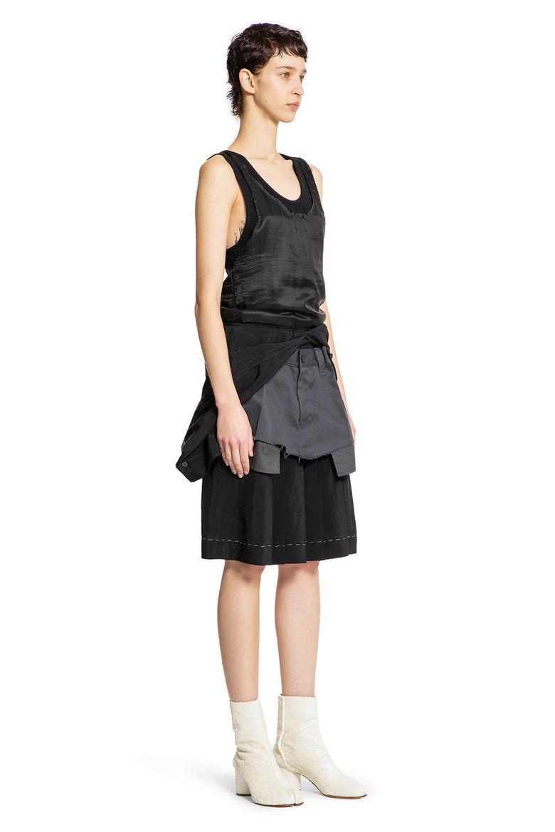 MAISON MARGIELA WOMAN BLACK DRESSES