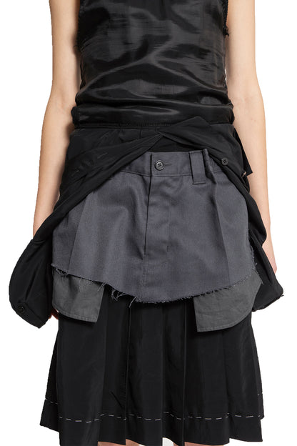 MAISON MARGIELA WOMAN BLACK DRESSES