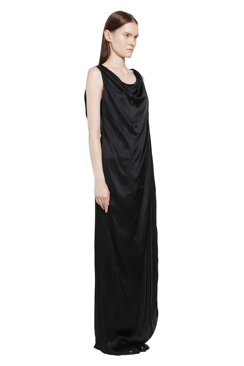 MAISON MARGIELA Satin Draped Maxi Dress woman