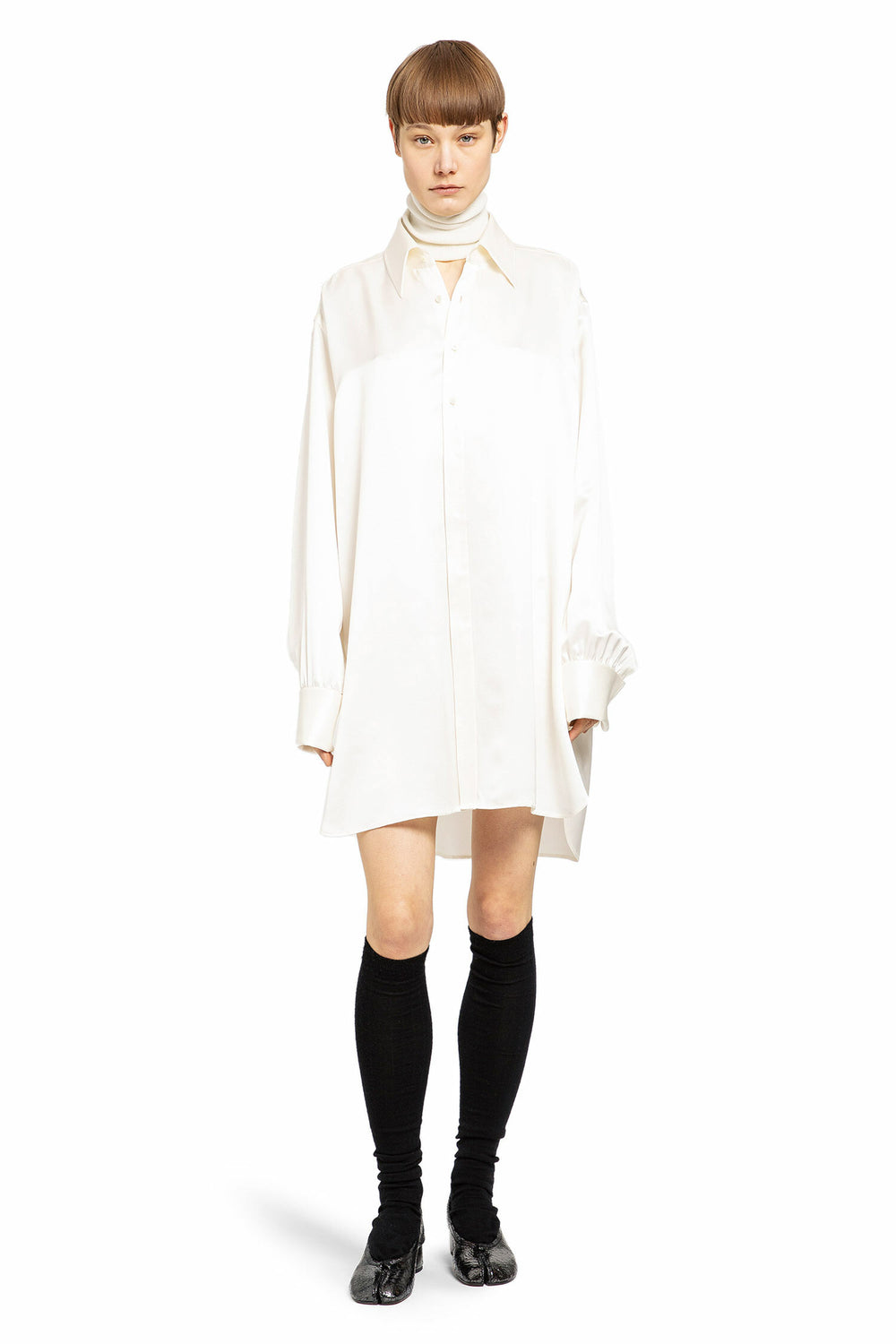 MAISON MARGIELA WOMAN OFF-WHITE SHIRTS