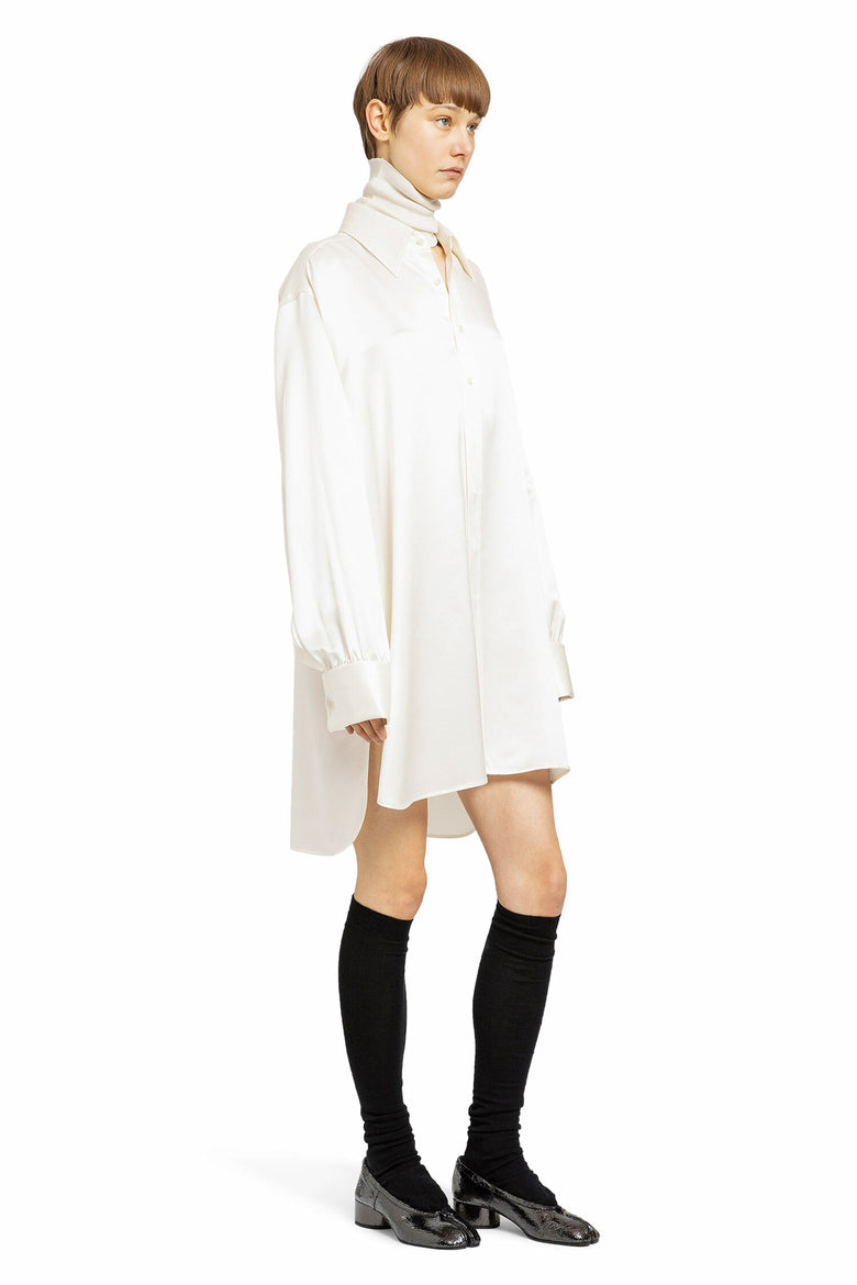 MAISON MARGIELA WOMAN OFF-WHITE SHIRTS