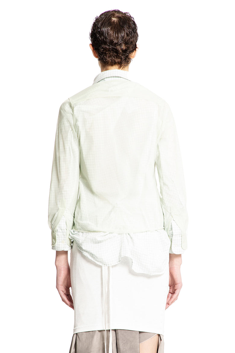 MAISON MARGIELA WOMAN GREEN SHIRTS