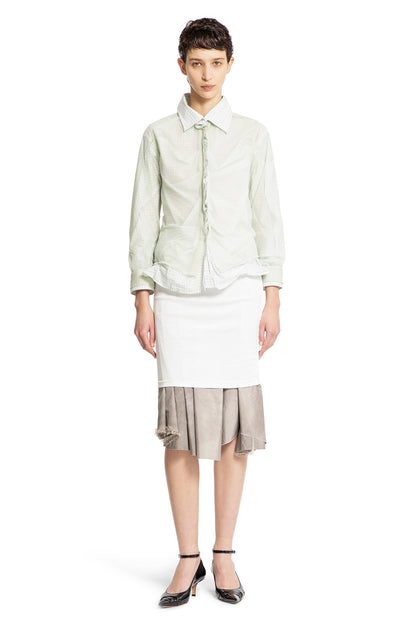 MAISON MARGIELA WOMAN GREEN SHIRTS