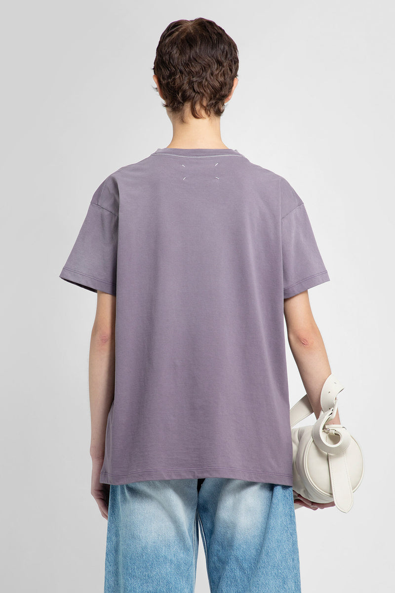 Maison Margiela short-sleeve cotton shirt - Purple