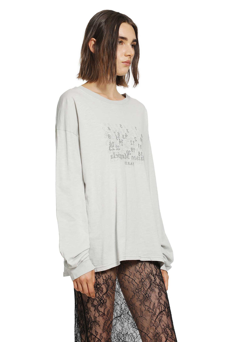 
              MAISON MARGIELA Signature Numeric Cotton T-Shirt woman
            