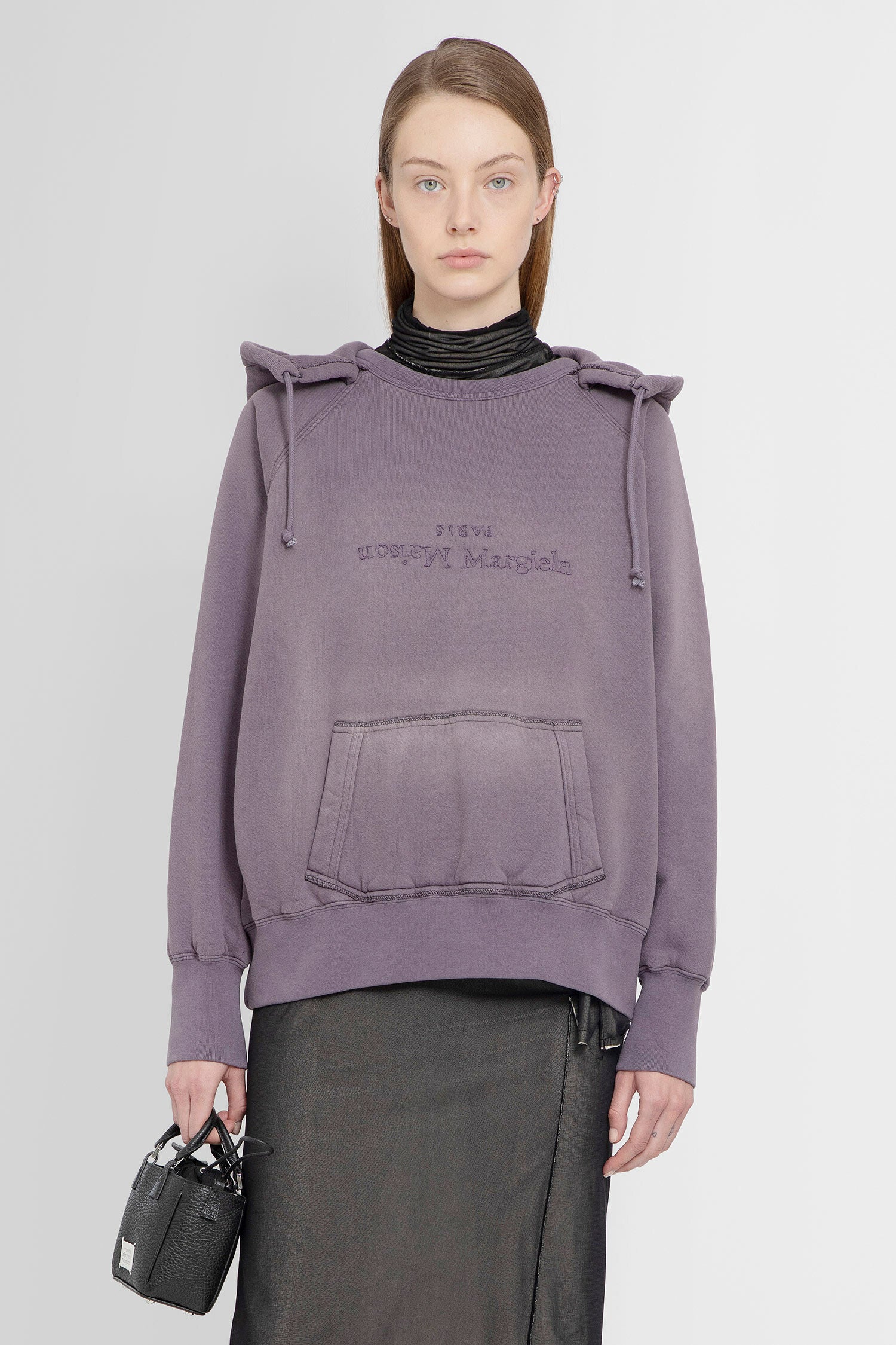 MAISON MARGIELA WOMAN PURPLE SWEATSHIRTS