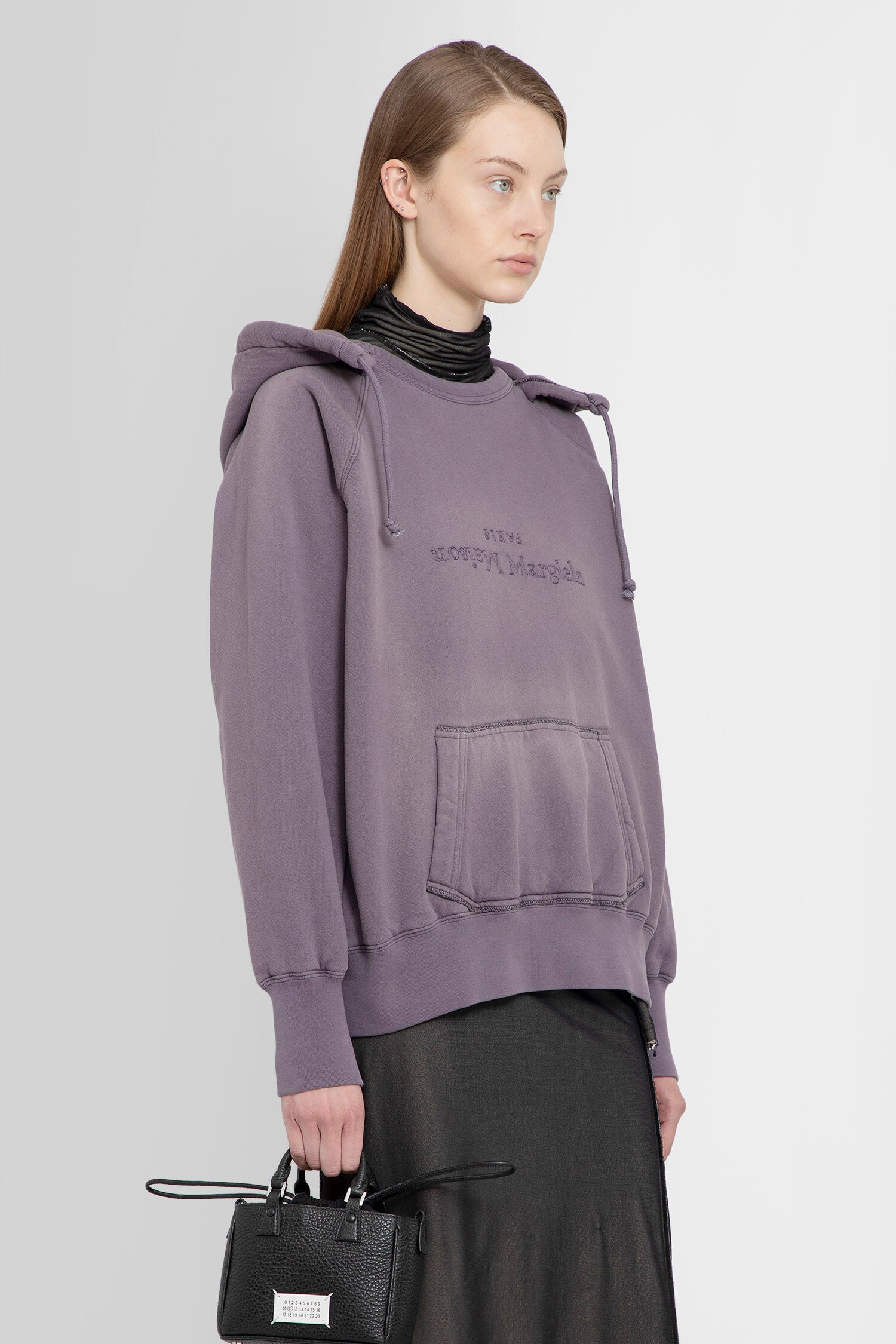 MAISON MARGIELA WOMAN PURPLE SWEATSHIRTS