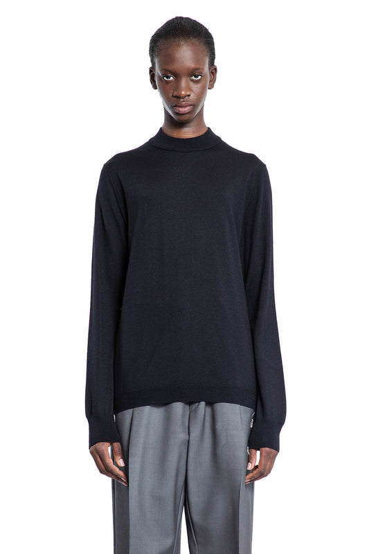 MAISON MARGIELA WOMAN BLACK KNITWEAR