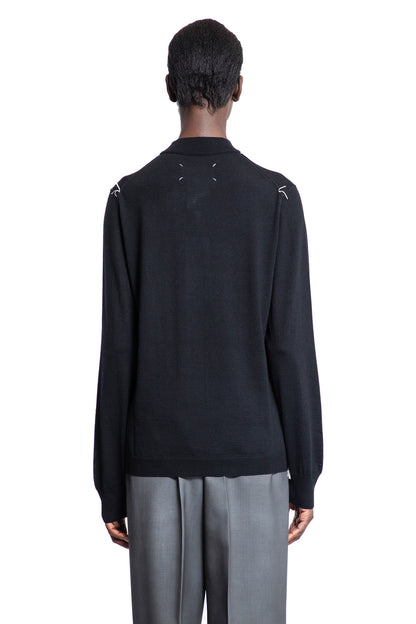 MAISON MARGIELA WOMAN BLACK KNITWEAR