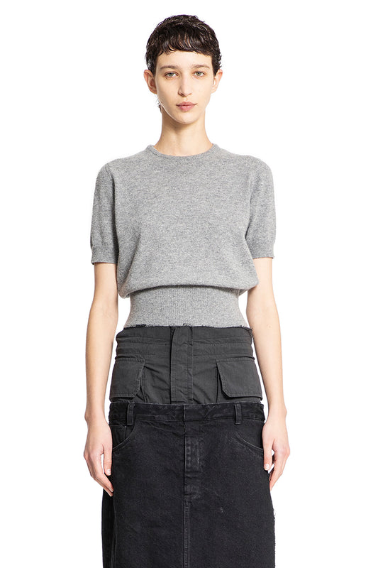 MAISON MARGIELA WOMAN GREY KNITWEAR