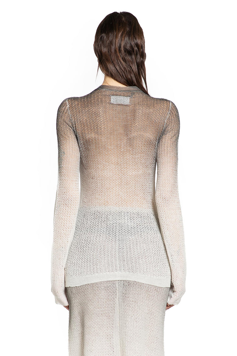MAISON MARGIELA Sheer Knit Top woman