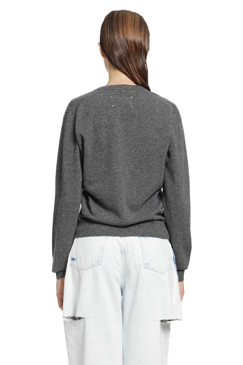 MAISON MARGIELA Twisted Knit Crewneck Sweater woman