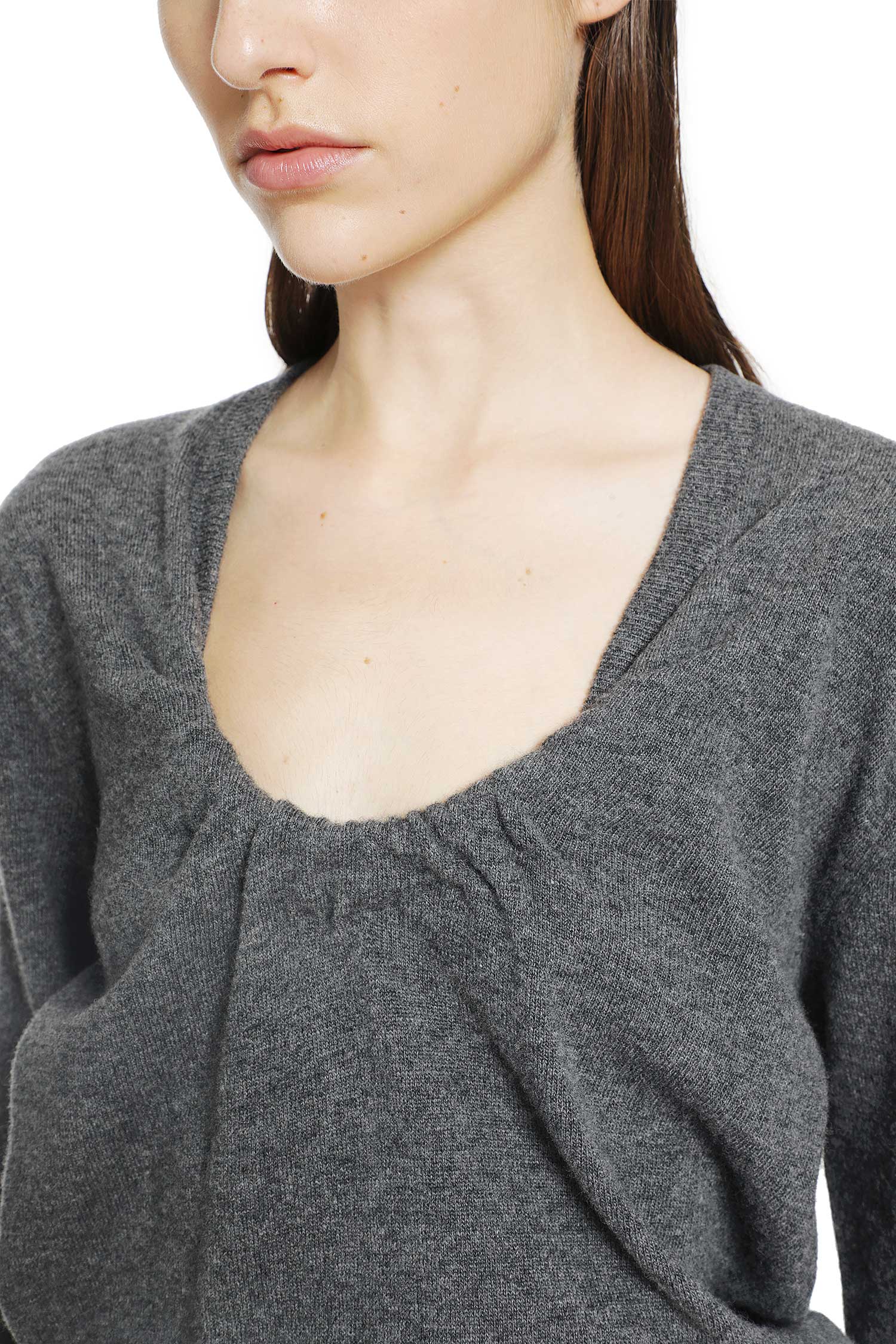 MAISON MARGIELA Twisted Knit Crewneck Sweater woman