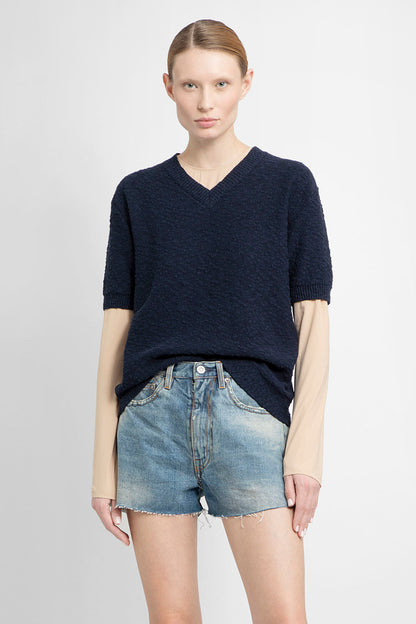 MAISON MARGIELA WOMAN BLUE KNITWEAR