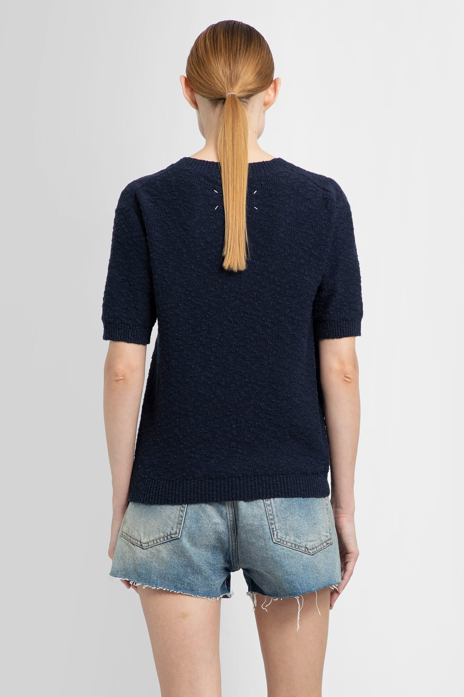 MAISON MARGIELA WOMAN BLUE KNITWEAR