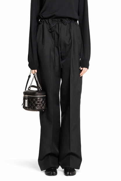 MAISON MARGIELA WOMAN BLACK TROUSERS