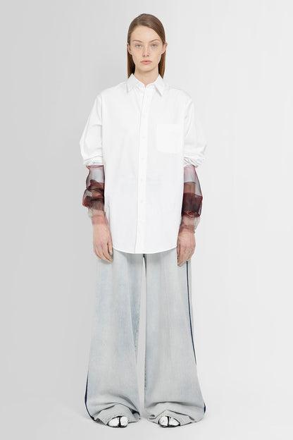 MAISON MARGIELA WOMAN WHITE JEANS