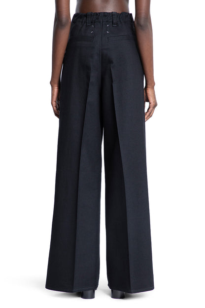 MAISON MARGIELA WOMAN BLACK TROUSERS