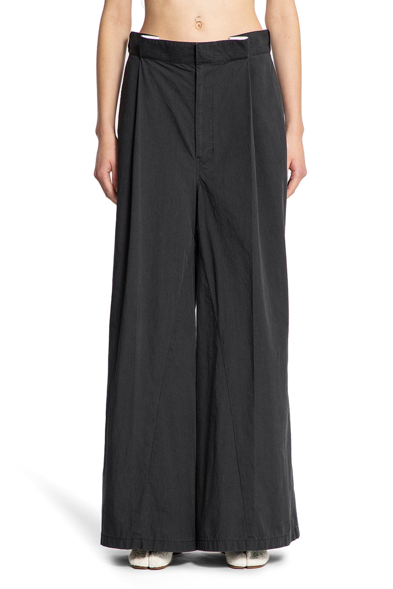 MAISON MARGIELA WOMAN BLACK TROUSERS