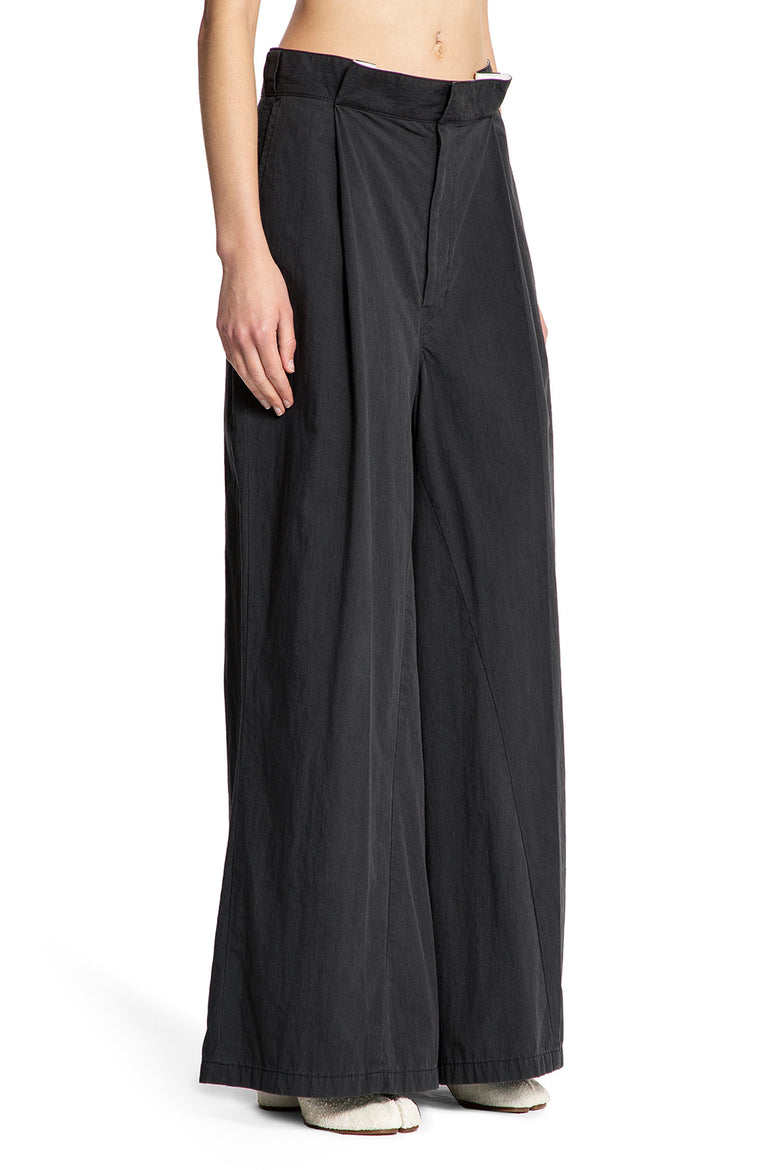 MAISON MARGIELA WOMAN BLACK TROUSERS