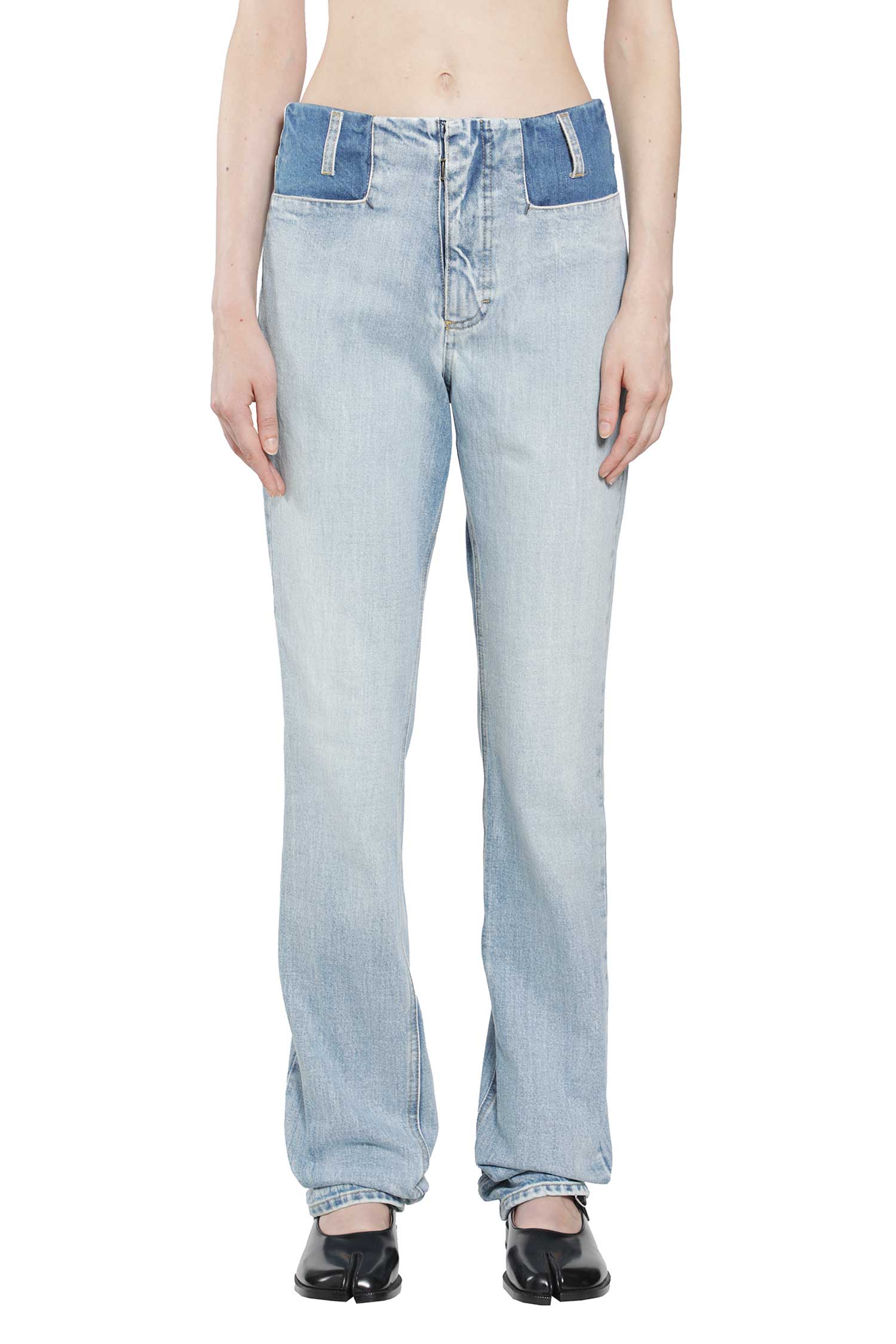 MAISON MARGIELA Two-Tone Jeans woman