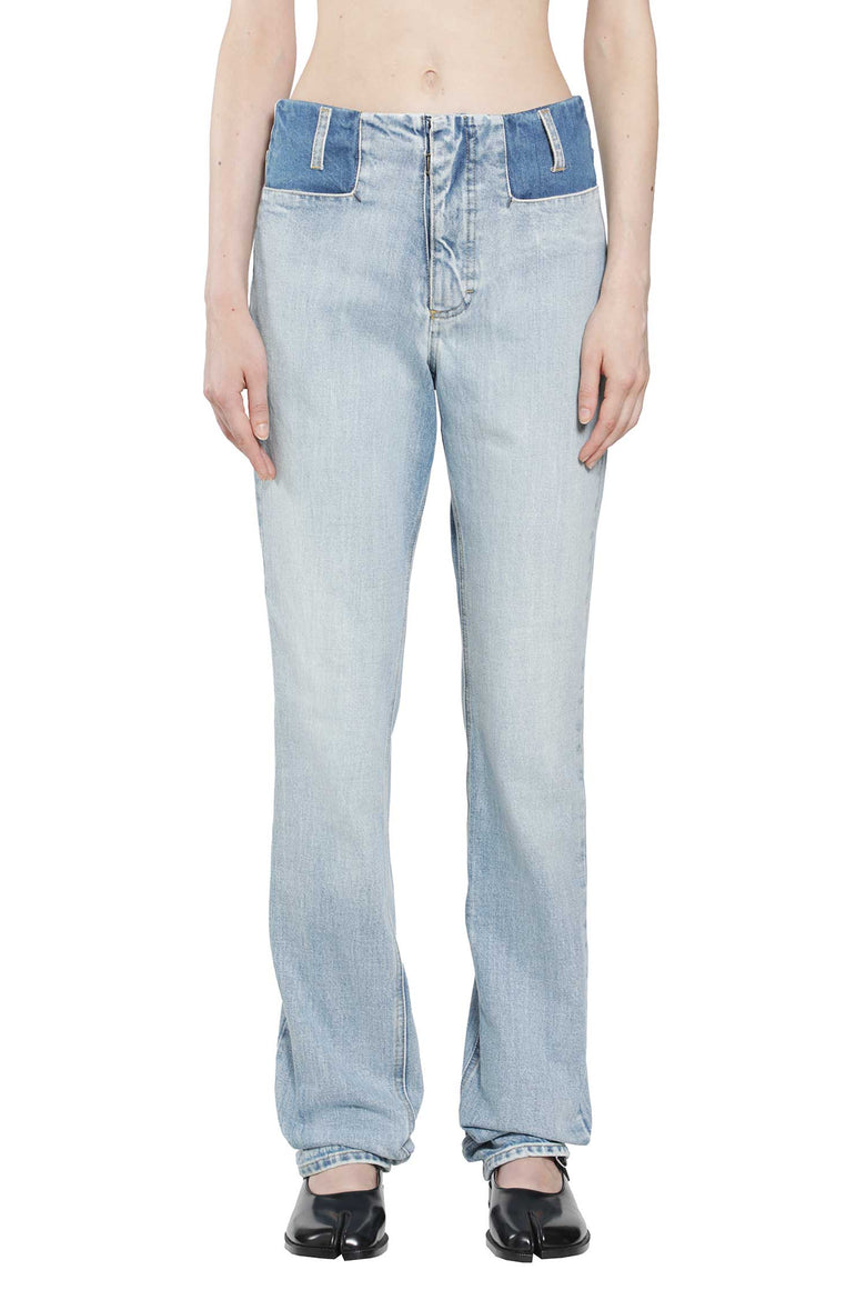 
              MAISON MARGIELA Two-Tone Jeans woman
            