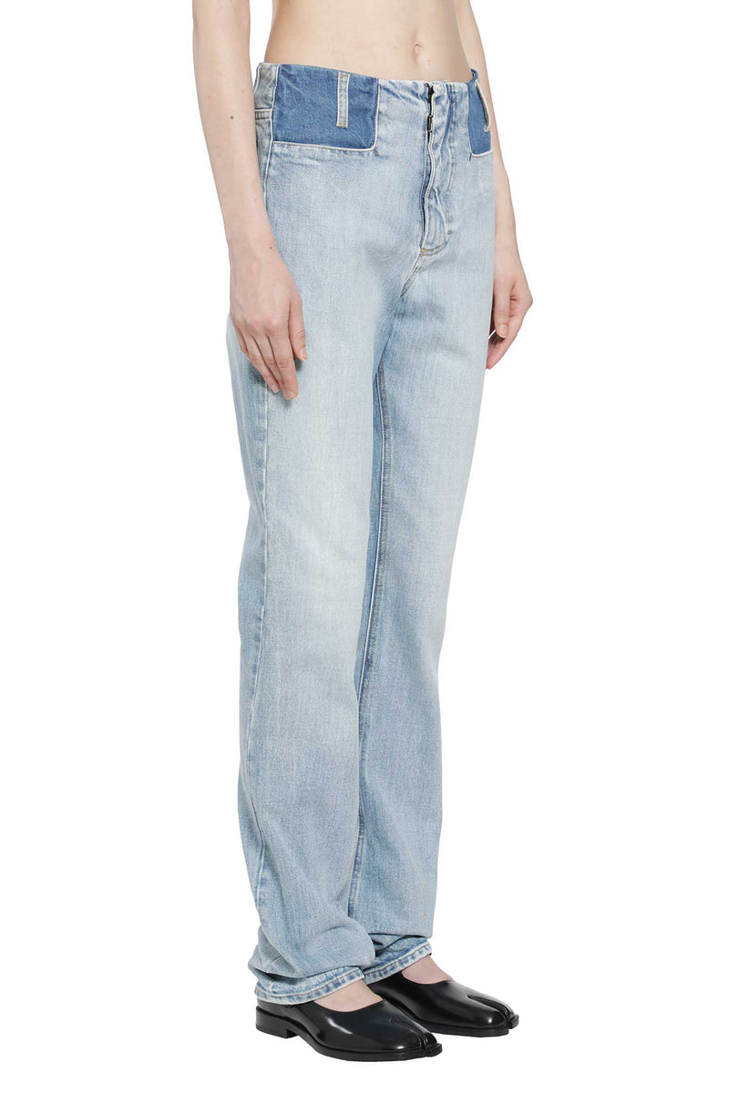 MAISON MARGIELA Two-Tone Jeans woman
