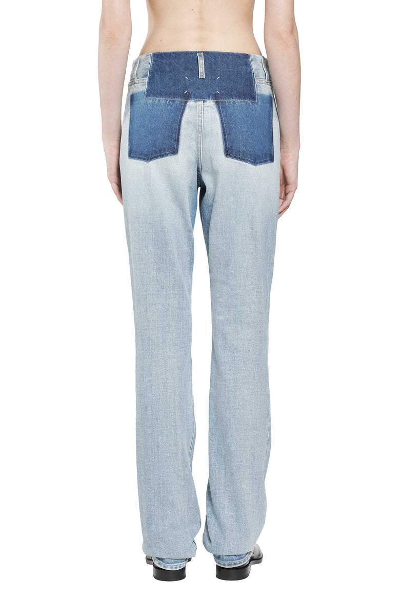 MAISON MARGIELA Two-Tone Jeans woman