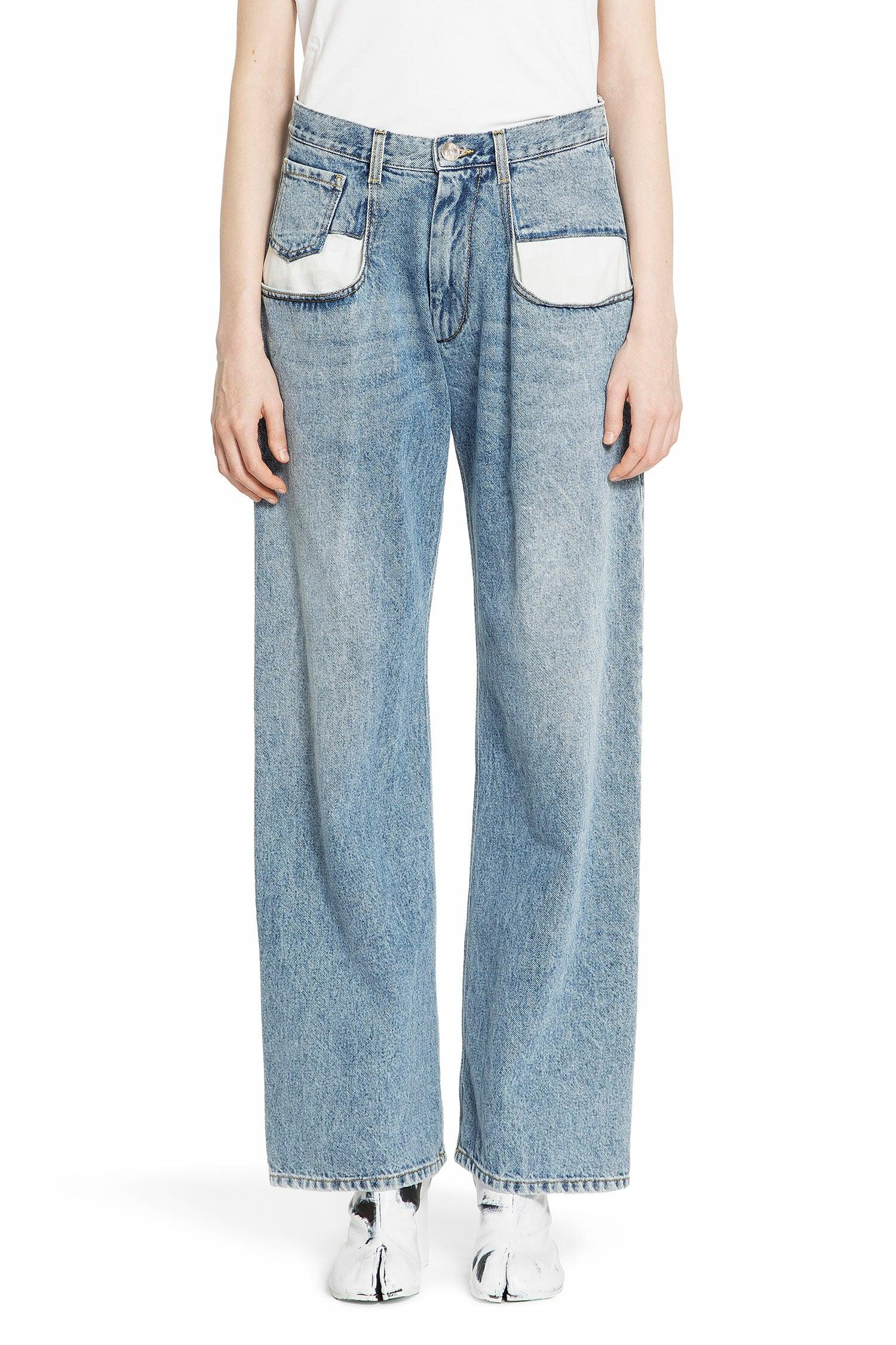MAISON MARGIELA WOMAN BLUE JEANS - Antonioli.eu