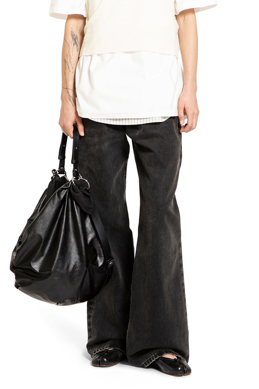 MAISON MARGIELA WOMAN BLACK JEANS