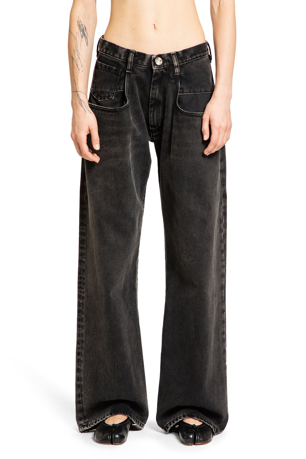 MAISON MARGIELA WOMAN BLACK JEANS